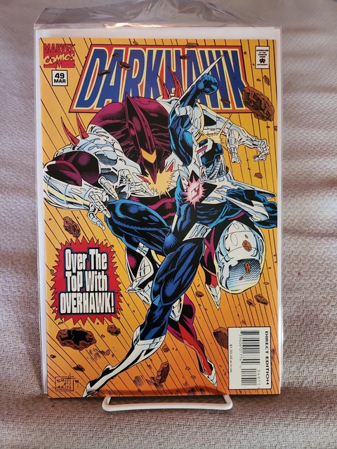 Darkhawk #49 (Marvel 1995) 1st App of Overhawk- Low Print Run- Rare- highgrade 3