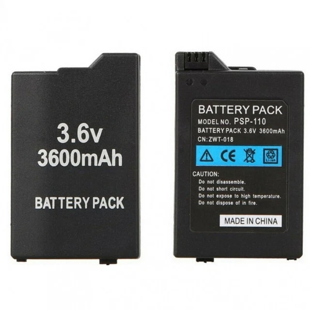 Batterie De Remplacement Pour PSP 2000 Slim & Lite Et PSP 3000 - 1200 MAh, Neuve