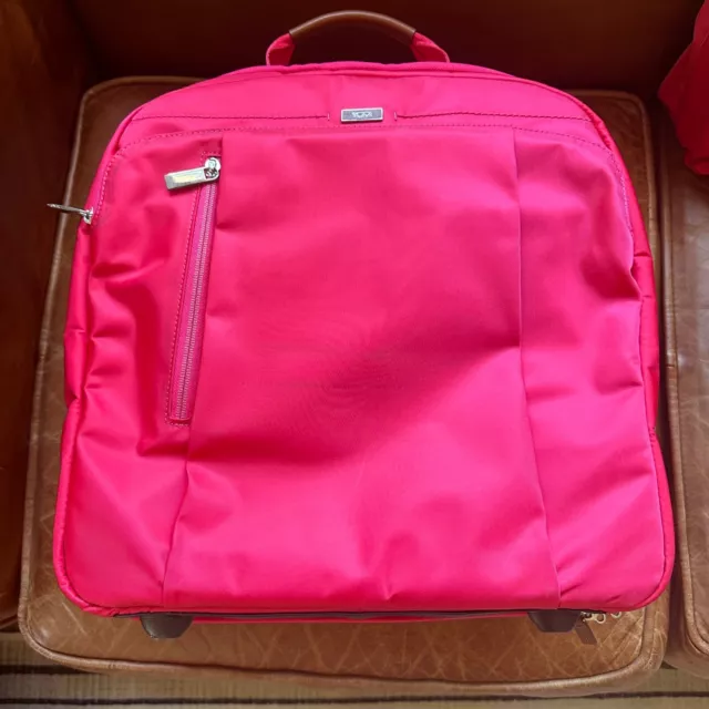 Tumi Voyageur Super Leger Compact Carry-on, Shoulder Bag & Clutch Pink Magenta