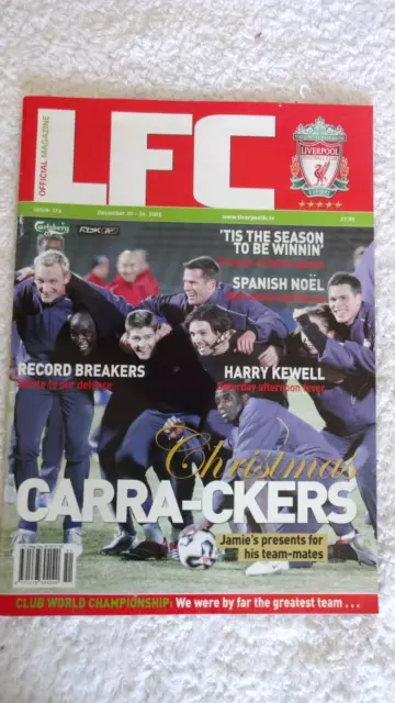 Liverpool Football Club - LFC Official Magazine Issue 176 December 2005 20/12/05