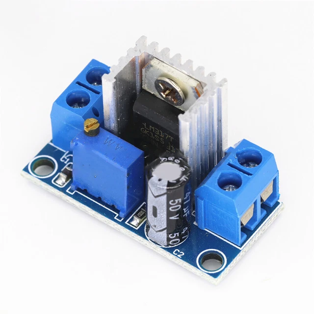 LM317 Alimentatore regolatore lineare di tensione regolabile DC-DC 4,2-40 V a 1,2-37 DO