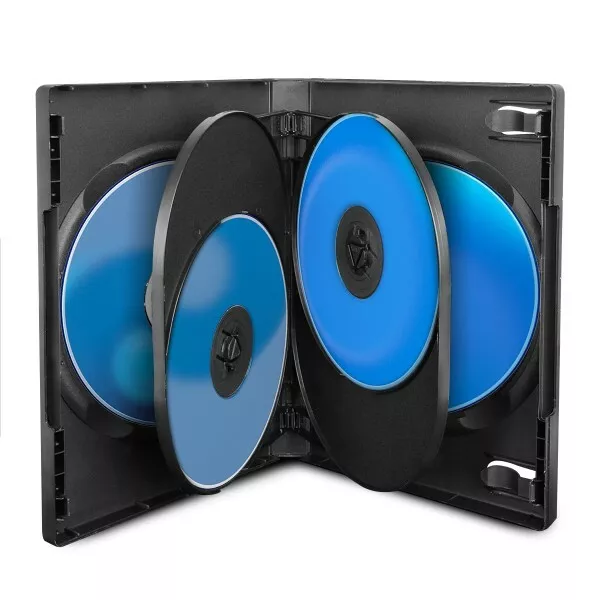 Un boîtier de remplacement pour 6 disques DVD / 22mm / Noir Neuf