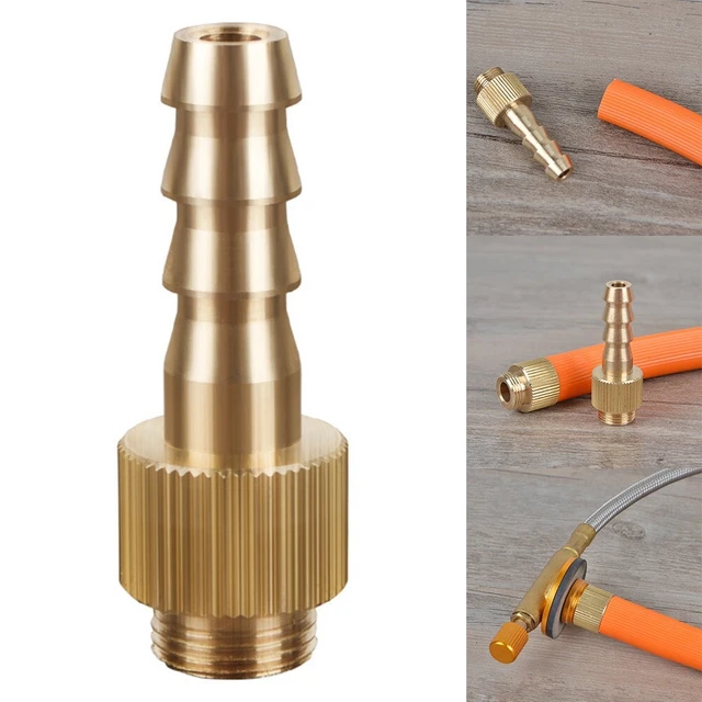 Jeffergarden Adaptateur en T à Connexion Rapide Adaptateur de Tige de Valve en Acier Inoxydable