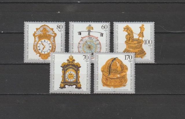 Alte Uhren--Kompl.-Satz 1992-Postfrisch--BRD-TOP