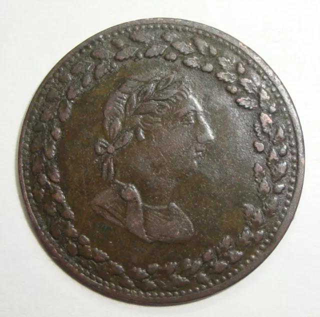 1812 Tiffin Lower Canada Half Penny Token Coin