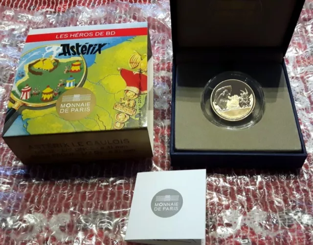 Frankreich France Asterix Obelix 100 EURO € Gold Or 2013 1/2 OZ Unze