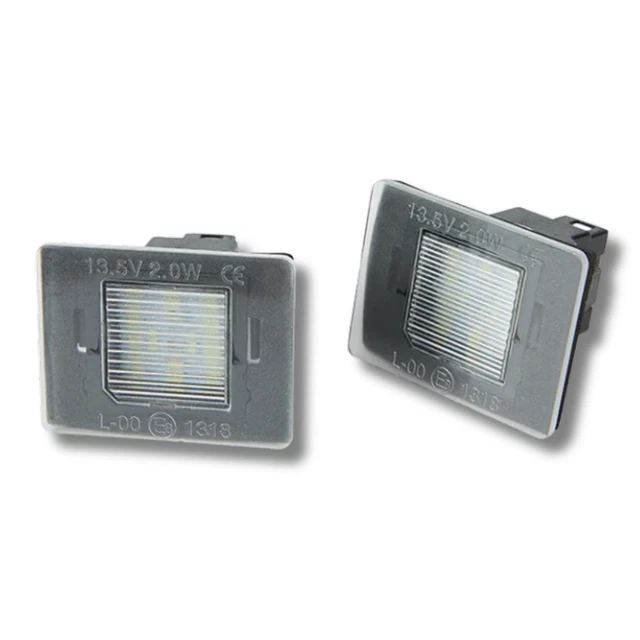 2 éclairages LED Pour Plaque D'immatriculation Mazda - Modèles 6, CX-5, CX-7 - Neufs, 12V, 6000K