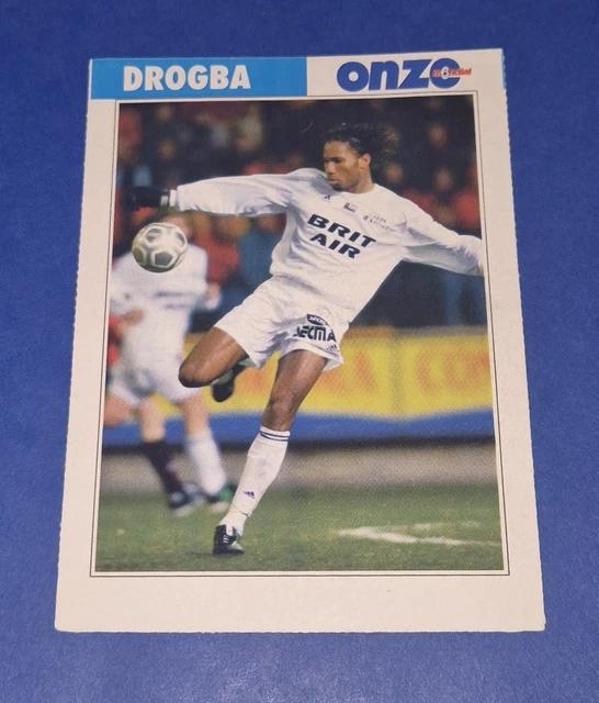 PANINI Rookie Didier DROGBA Guingamp Foot 2003 OM Chelsea, sticker