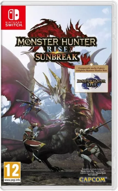 Monster Hunter Rise Sunbreak Lot Nintendo Interrupteur Nintendo