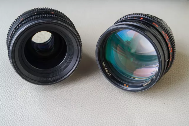 Carl Zeiss Superspeed MKii Arri Objektive 35mm + 85mm F1.2 Arriflex Video Lens