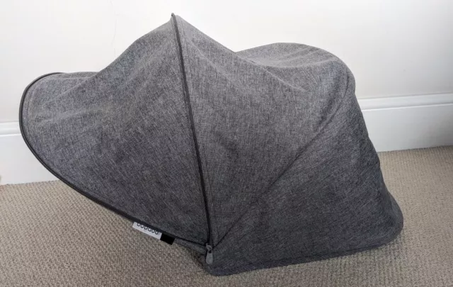 Bugaboo Fox, Lynx, Cameleon Grey Melange Hood, Sun Canopy