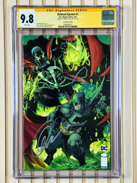 Batman Spawn #1 (2023 DC) Signed Greg Capullo Variant Jim Lee CGC 9.8