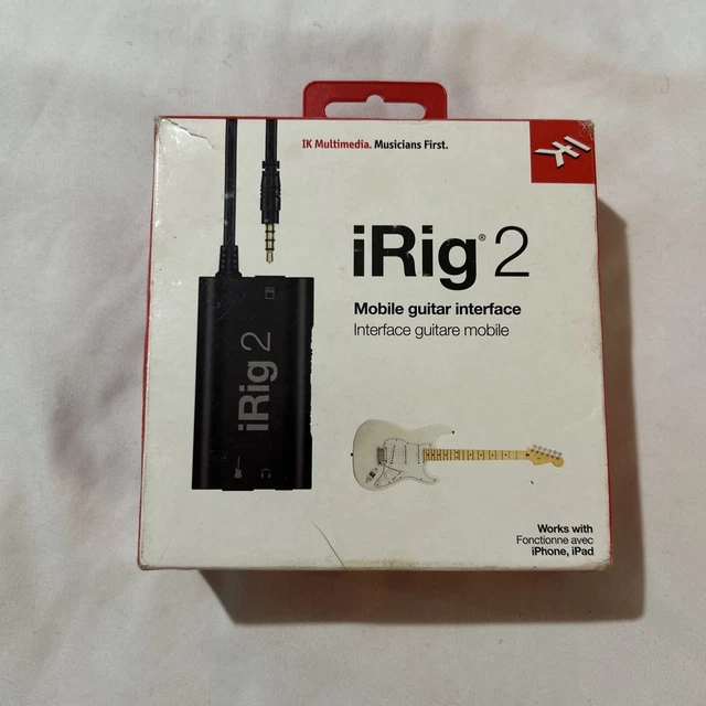 iRig 2 Guitar to Mobile Recording Interface IK Multimedia
