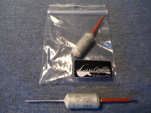 Condensatori PIO URSS 4 Condensatori PIO (Paper In Oil) 0.1uF 500V - Foto 7