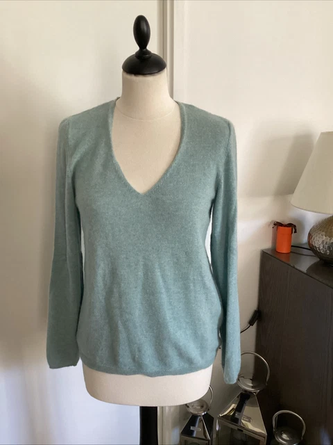 Pull Sud Express En 100% Cachemire - Couleur Corail - Taille S - Neuf Avec étiquettes