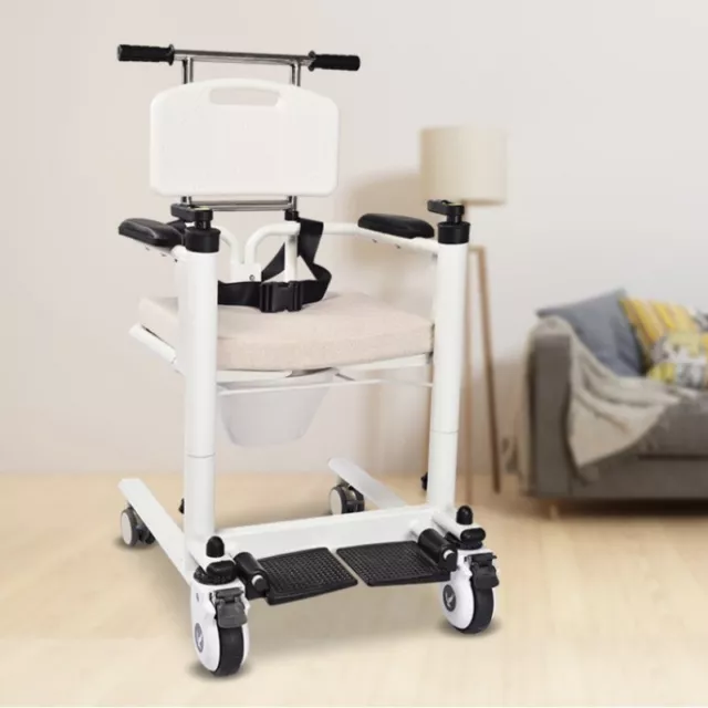 Sedia a rotelle può essere sollevata multifunzione larghezza seduta 43 cm 120 kg.