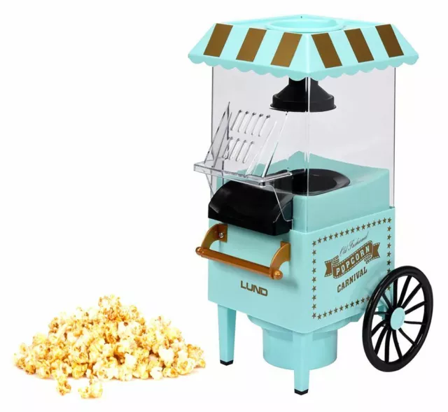 Retro Popcornmaschine Popcornmaker Popcorngerät Nostalgie Popcorn Heißluft