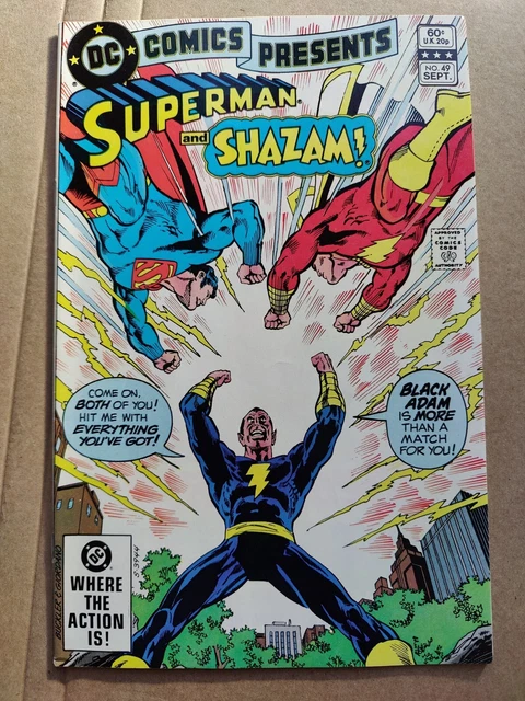 DC Comics Presents #49 FN/VF 2nd Black Adam DC Comics 1982 Shazam Superman