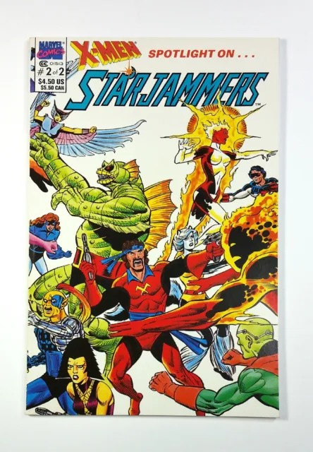 X-Men Spotlight on... Starjammers #2 (1990) Marvel Comics  Excalibur
