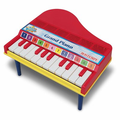 metodo 7 note 7 colori piano 8 tasti Avril Bontempi Bontempi PIANOFORTE A CODA vintage 