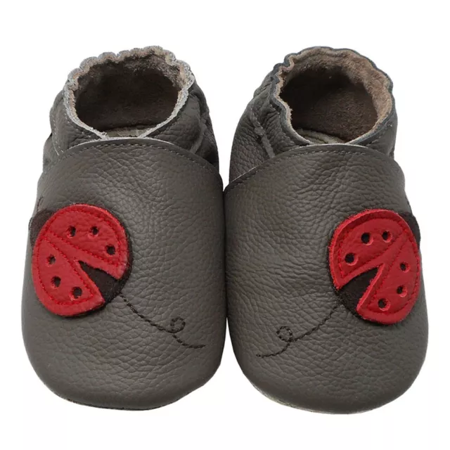 Yihakids Soft Sole Leather Baby Shoes Crawl shoes Boy Girl Infant Toddler 0-3 Y