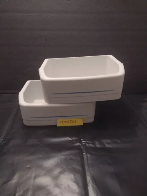 Set (2) 19702561 Refrigerator Bin Fast Free Shipping!!!