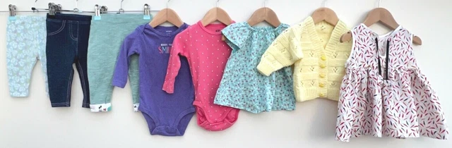 Baby Girls Bundle Of Clothing Age 3-6 Months M&Co M&S H&M
