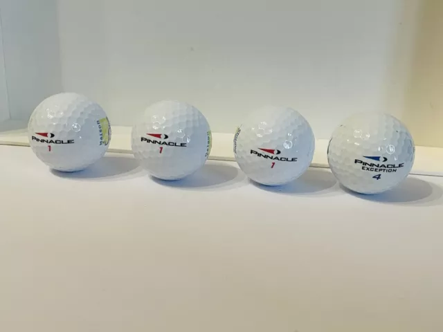 4 Balles de Golf Pinnacle Pack Numéro 1 et une 4 Exception .