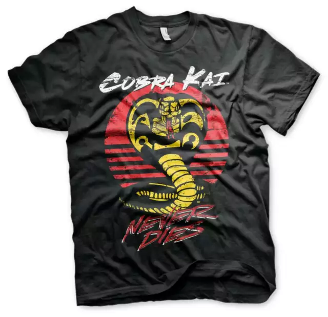 T-shirt Cobra Kai Dojo Karate Kid con licenza ufficiale fan film