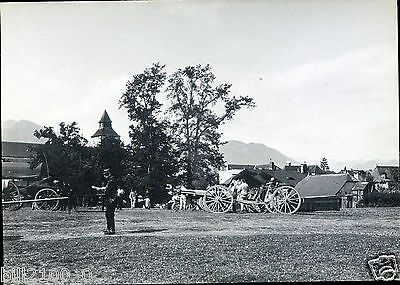 photo ancienne militaire Chasseurs Alpins vers 1900 Alpes 