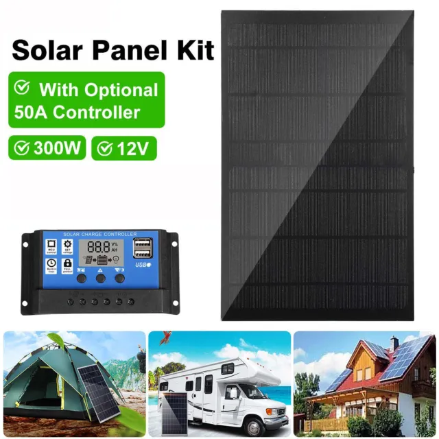Kit panneau solaire 300W 50A Chargeur batterie 12V pour bateau de caravane 2
