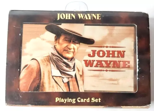 John Wayne Special Edition Playing Card Set Sealed 2 Decks in Tin New