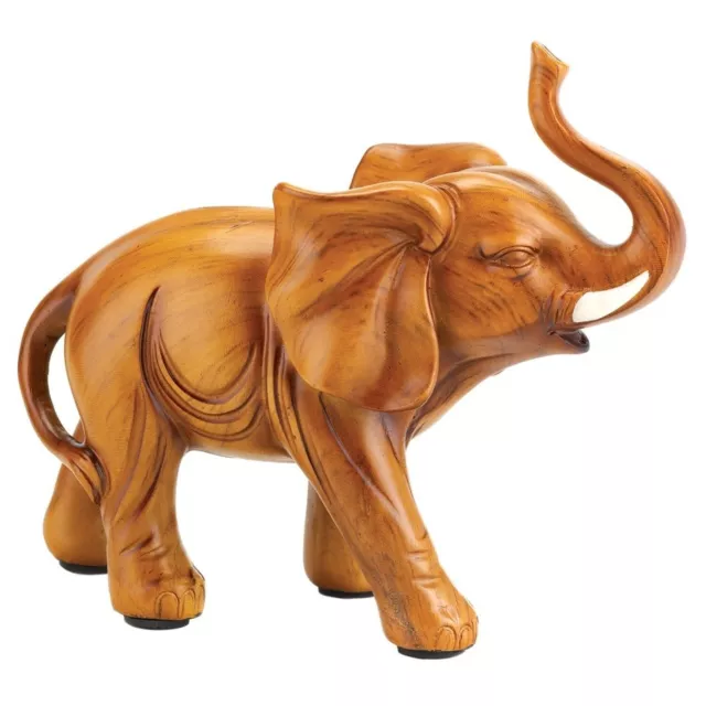 Gifts & Decor 57071600 Proud Elephant Figurine, Brown