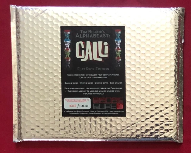 Tim Biskup Calli Alpha beast2005年 限定1000 TIM BISKUP CALLI Alpha Beast 2005 Limited 1000 #5d4f36