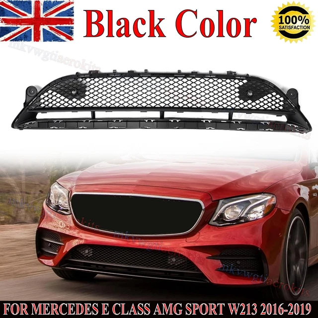 Mercedes-Benz E-Class W213 W238 Black 3D Mirror Grill Emblem