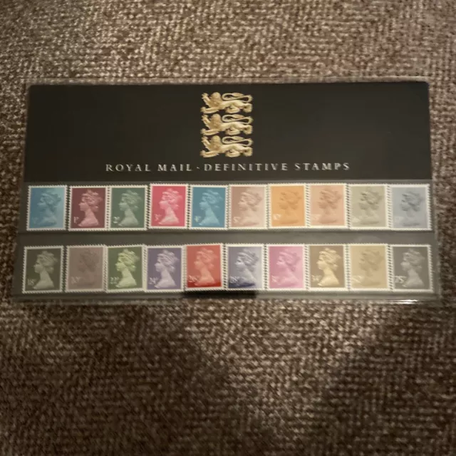 Presentation Pack Royal Mail Definitive Stamps