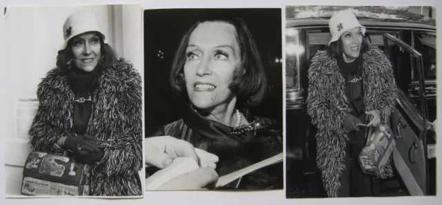 Gloria Swanson 3 Photographies Argentiques Presse Vintage 3 Press Photographs