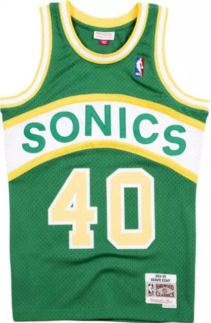 Mitchell & Ness Shawn Kemp 40 Réplique Swingman NBA Jersey Seattle Supersonics