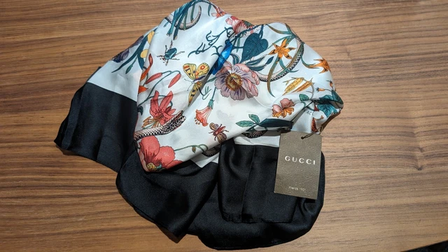 Gucci Flora Scarf 100% Silk | Made In Italy