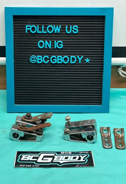 1978 - 1988 Gbody Regal Monte Cutlass Rear T-Top Lock Plate Hardware Set OEM GM