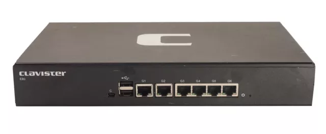 CLAVISTER E80 6 RJ45 Ethernet Networking Switch