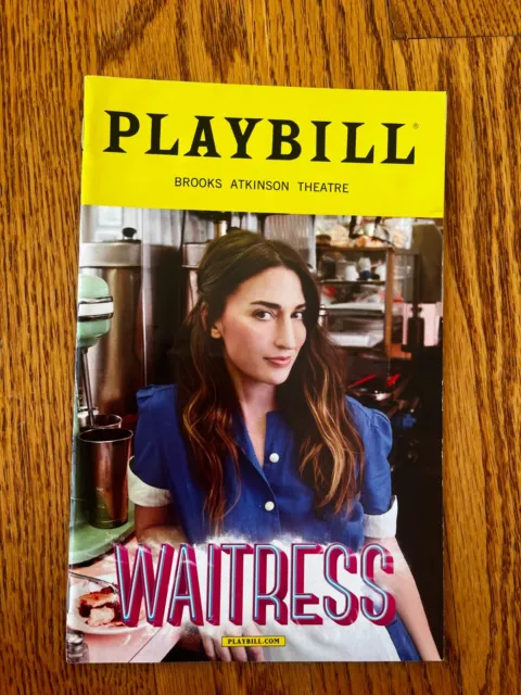 Waitress Playbill Sara Bareilles February 2018