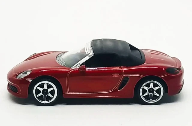 Voiture Miniature Porsche Boxster 718 Majorette échelle 1:58 - Modèle 209G Jaune - Occasion