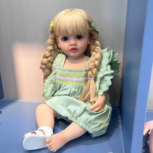 Bambole 22" bambina bambola rinata bambina principessa Betty bambole realistiche con vestiti