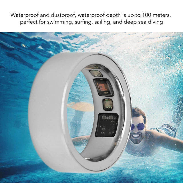(NO.21)SMART RING BODY Temperature Sleep Monitoring Step Recording ...