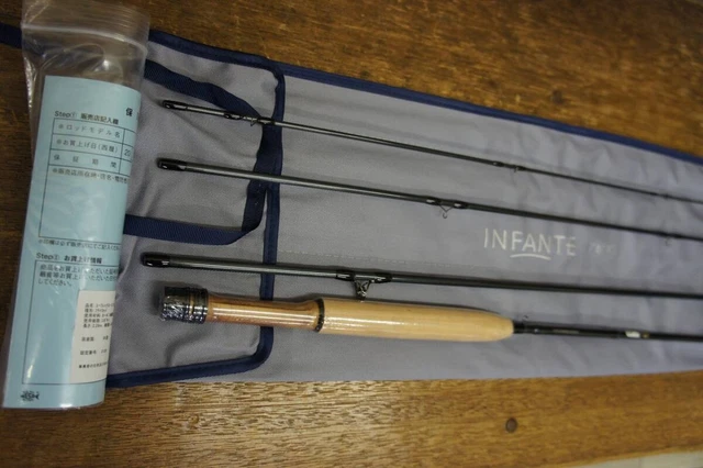 TIEMCO EUFLEX INFANTE 763-4 Graphite Fly Rod 7ft6in 3 Line 4pcs