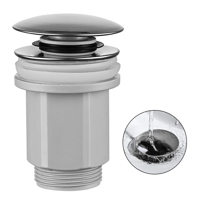 Tappo spina lavandino in acciaio inox premium con tocco liscio e confortevole