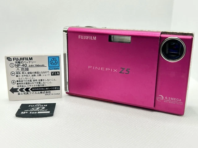 FUJIFILM FINEPIX Z5FD Pink Digital Camera with Charger Used