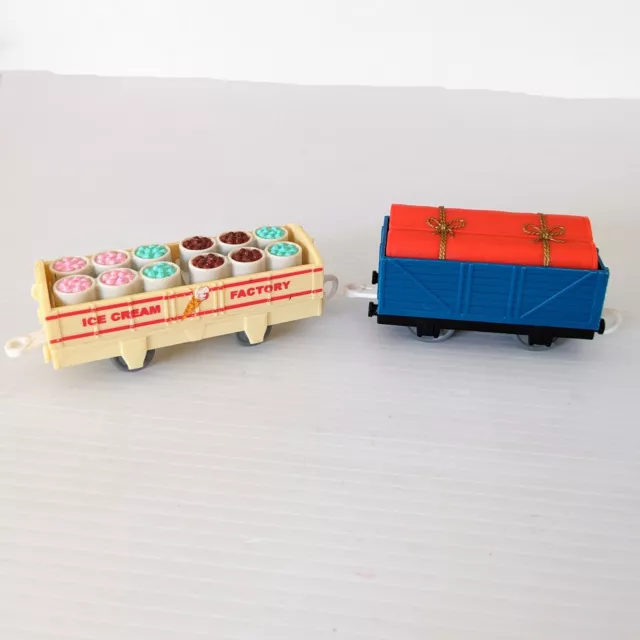 Thomas & Friends Trackmaster Blue Carpet Truck and Ice Cream Bolster Wagon 2009