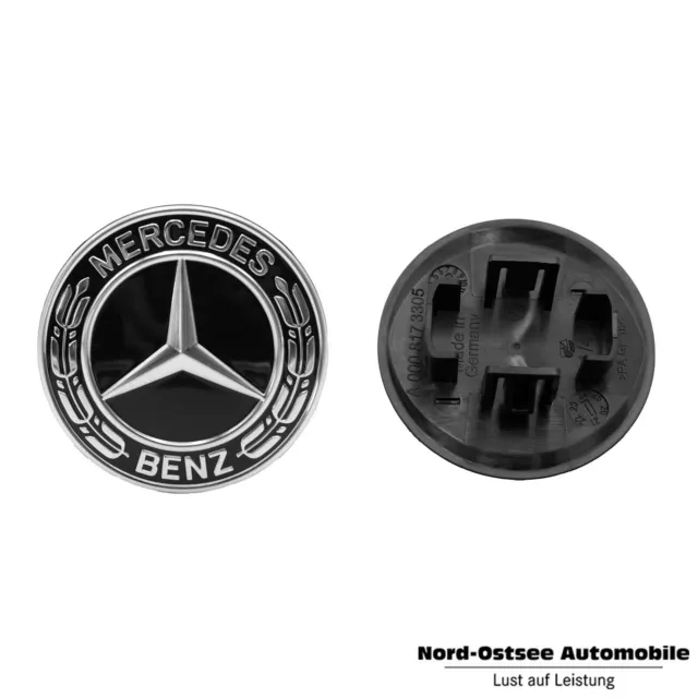 ORIG. MERCEDES-BENZ AMG Stern Emblem Logo schwarz Motorhaube E-Klasse W212  S212 EUR 37,90 - PicClick DE